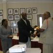 Presentation to  Chief Fire Officer, Wilfred Marshall copy